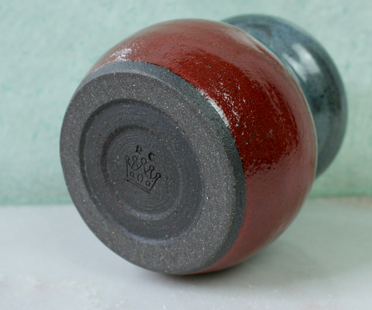 Medium Blue/Red Vase
