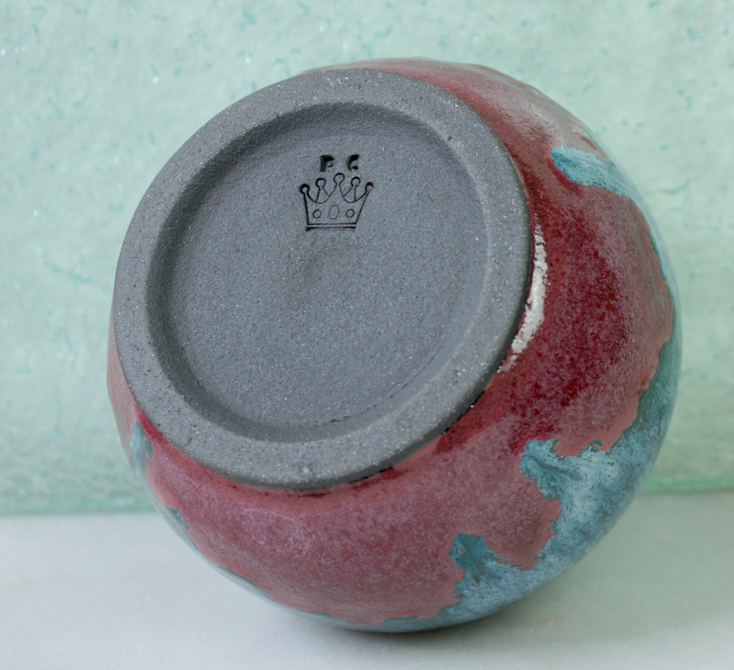 Medium Orb Vase - Turquoise