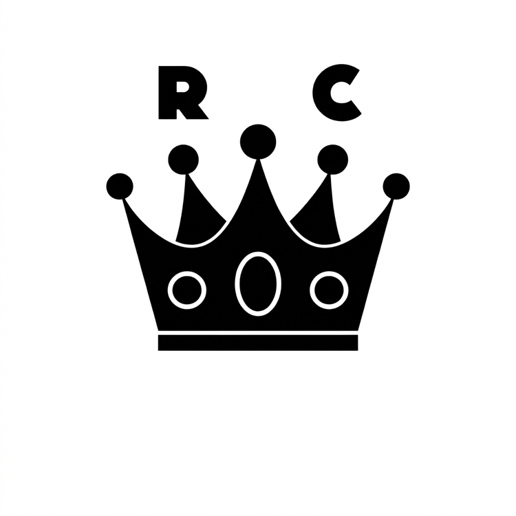 RC crown on white without title