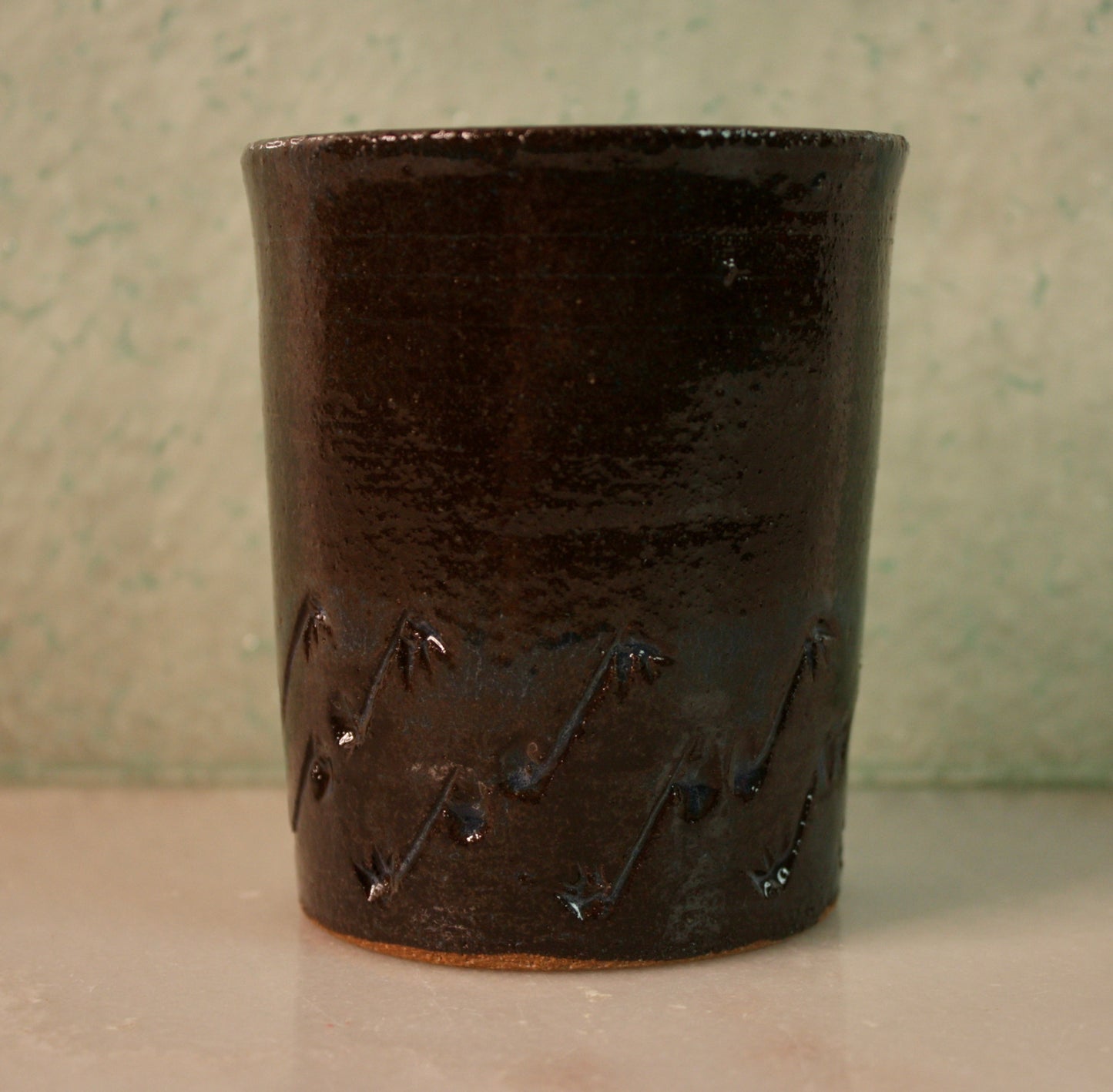 Bronze Carved Cortado Cup