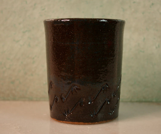Bronze Carved Cortado Cup