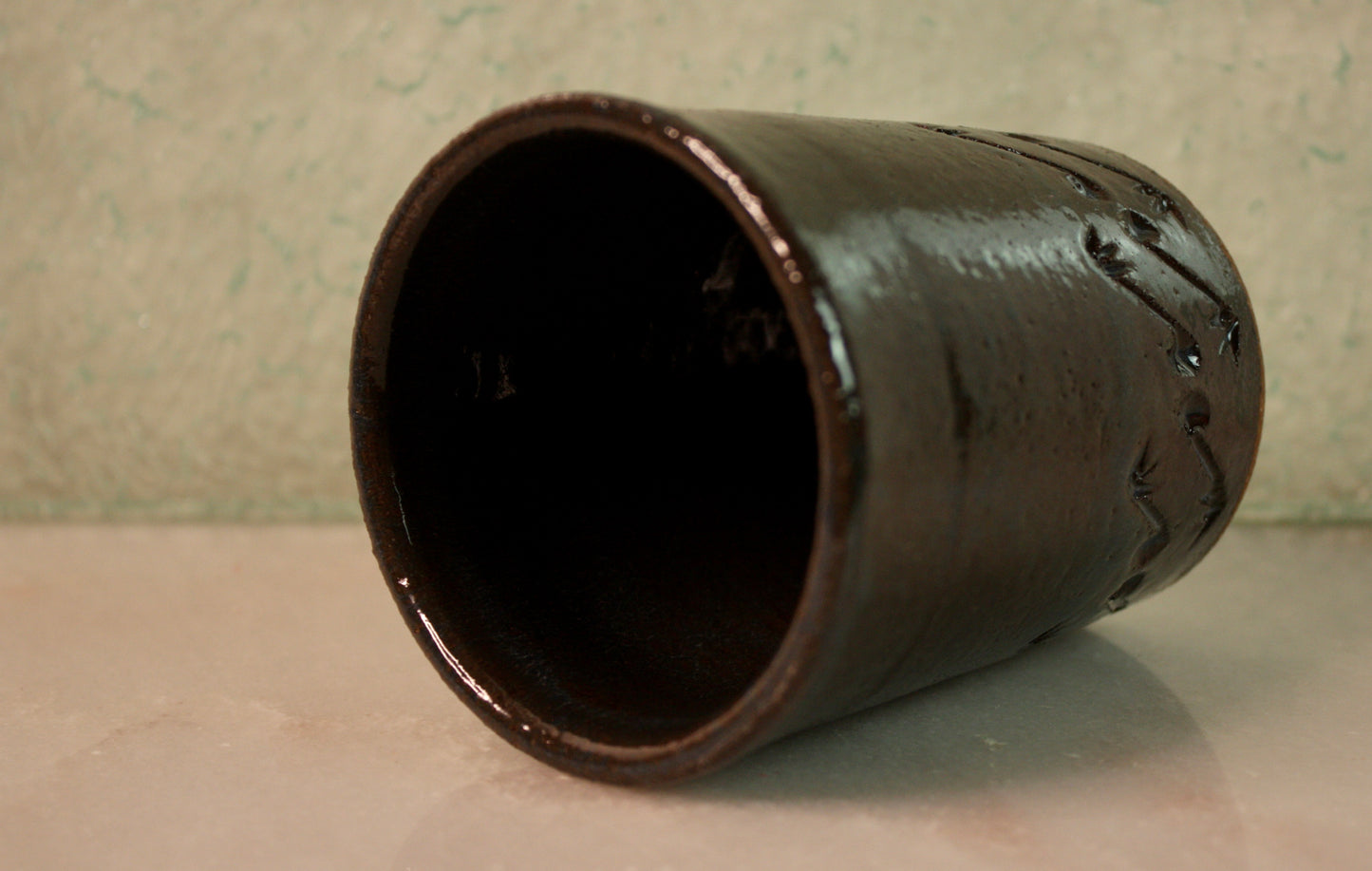 Bronze Carved Cortado Cup