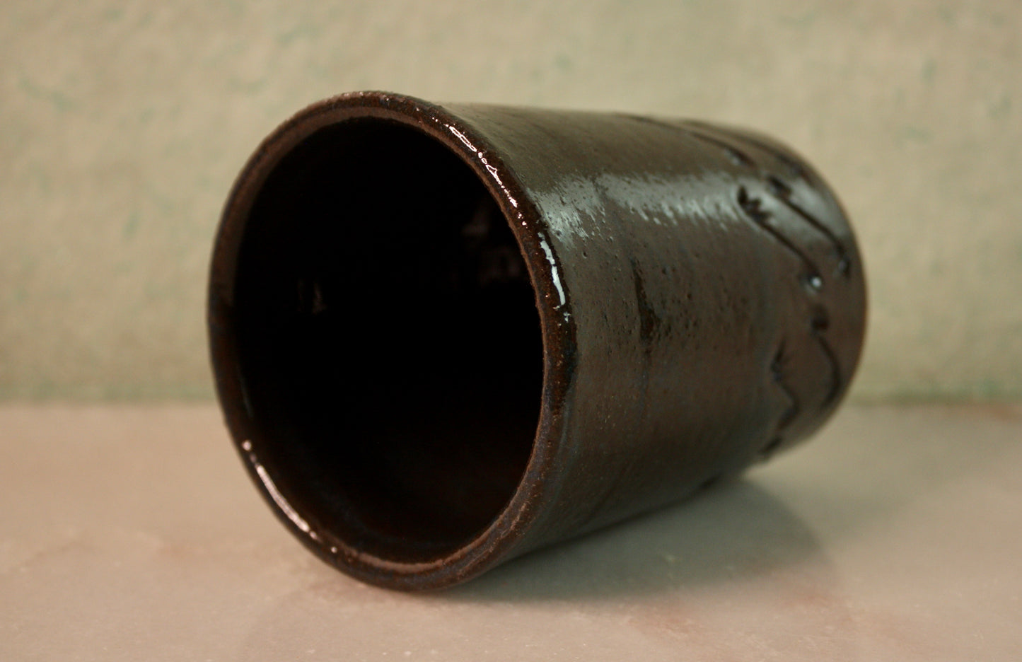 Bronze Carved Cortado Cup