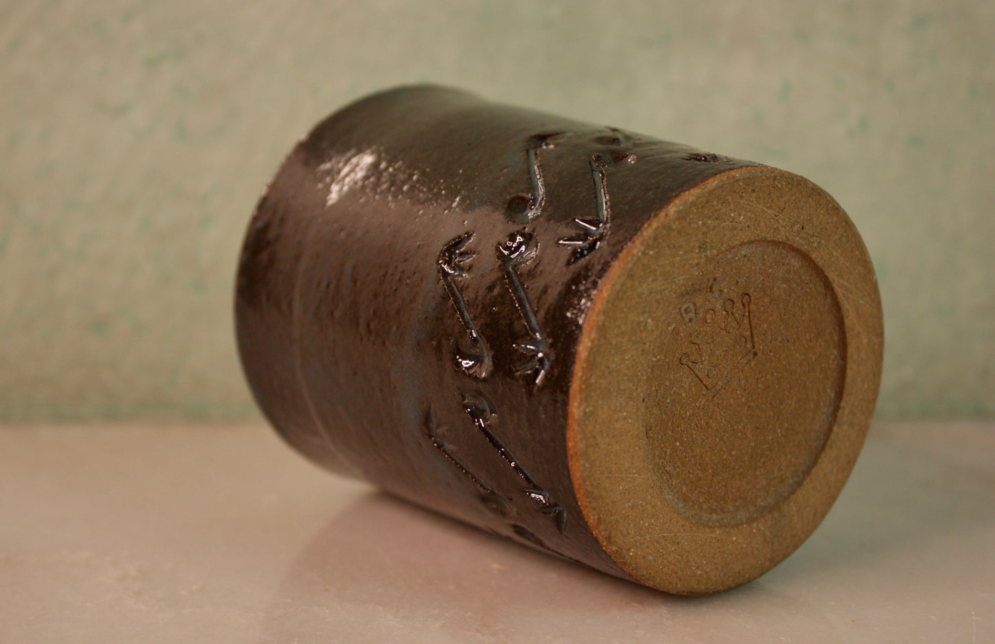 Bronze Carved Cortado Cup
