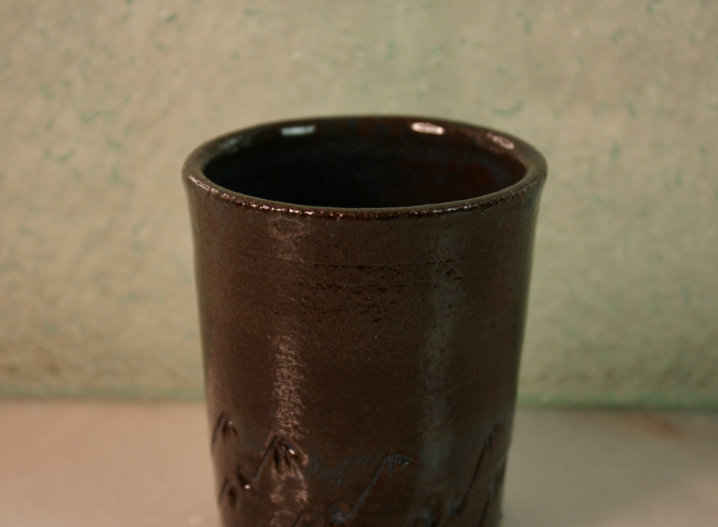 Bronze Carved Cortado Cup