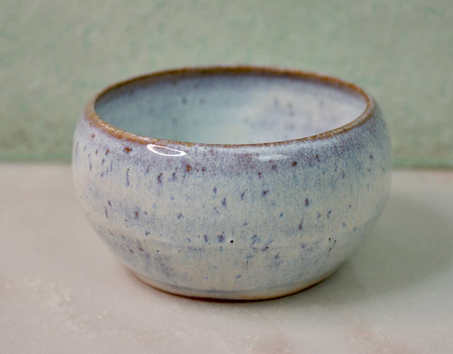 Creamy Blue Snack Bowl (small)