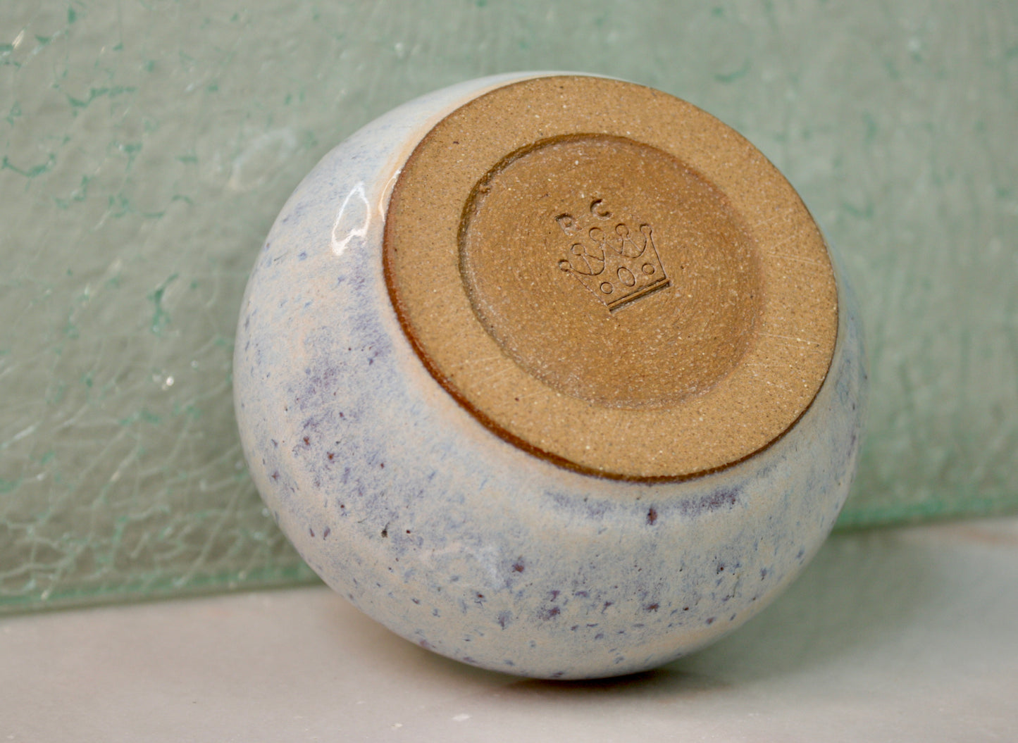 Creamy Blue Snack Bowl (small)