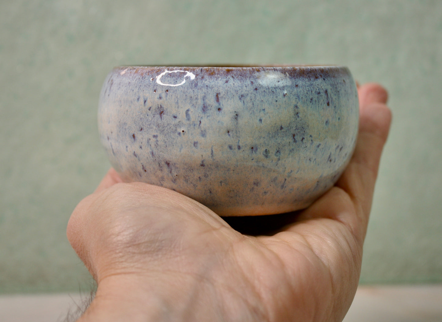 Creamy Blue Snack Bowl (small)