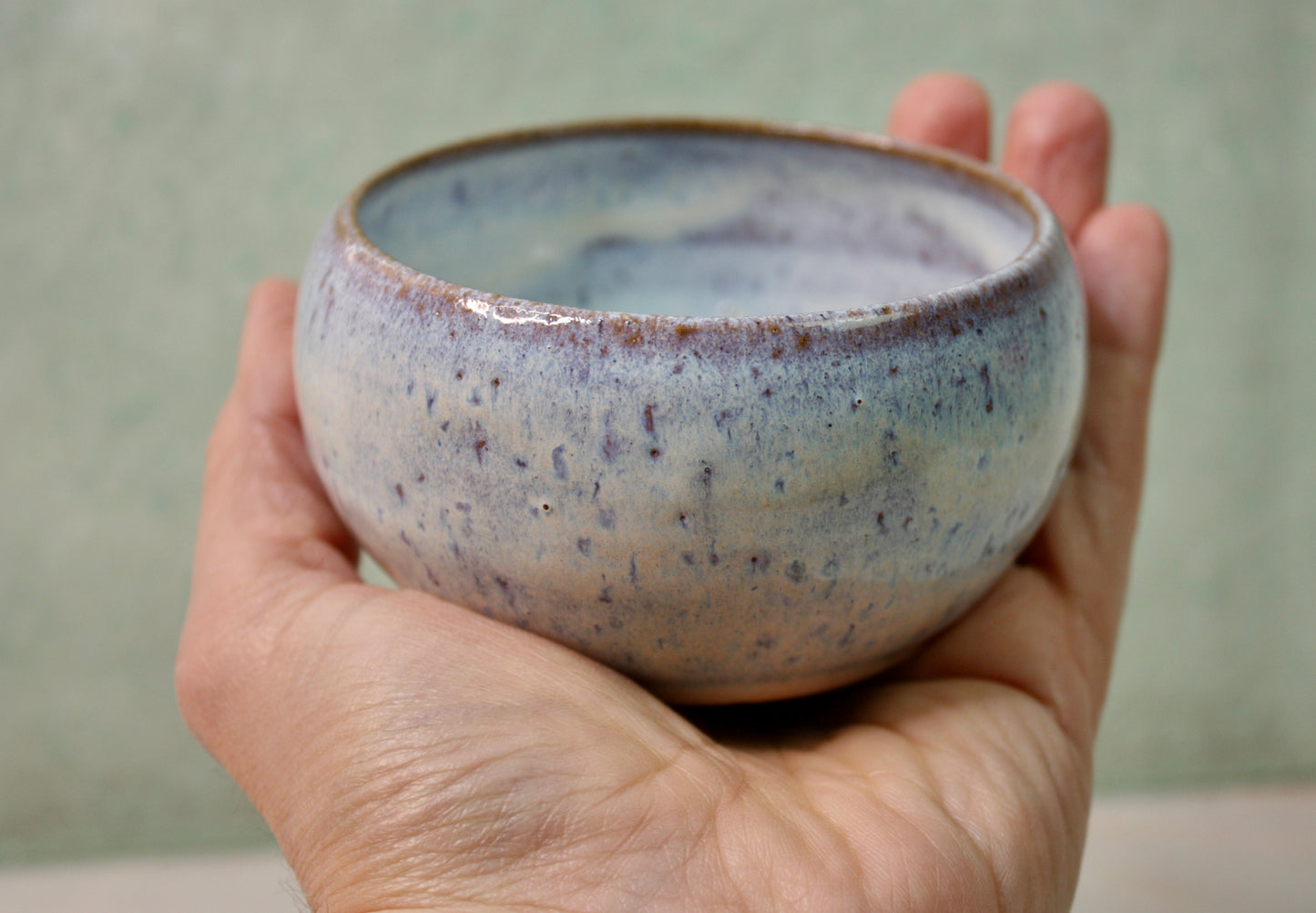 Creamy Blue Snack Bowl (small)