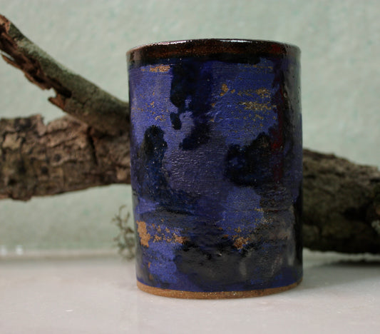 Blue/Black Textured Beaker