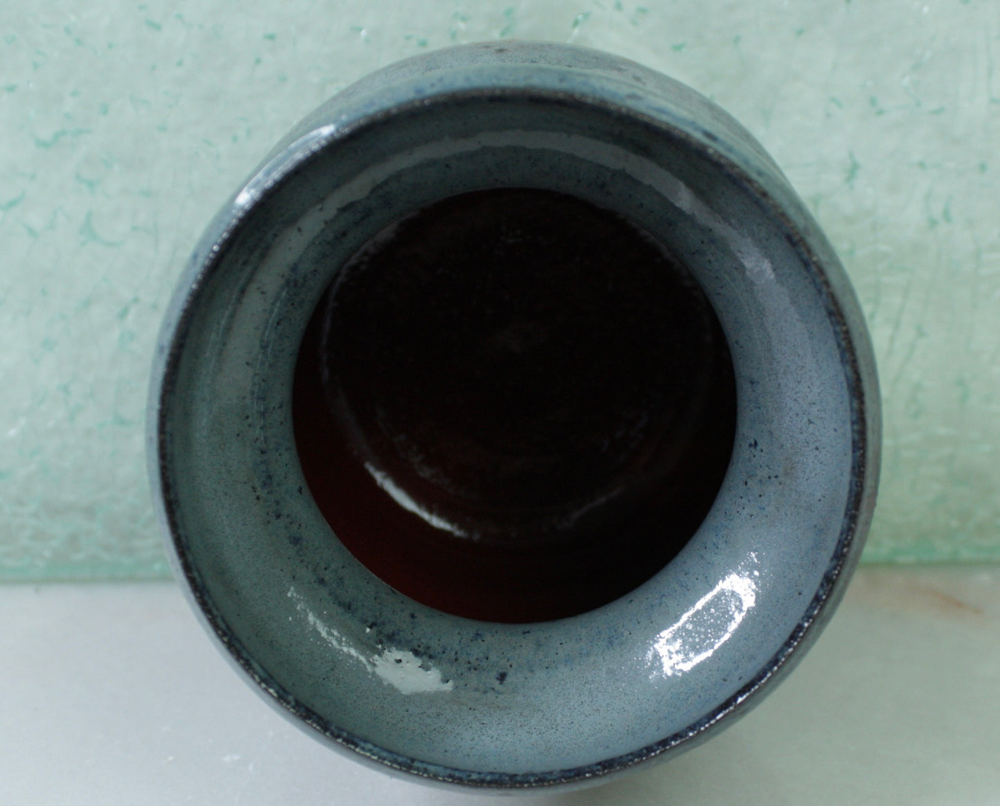 Medium Blue/Red Vase
