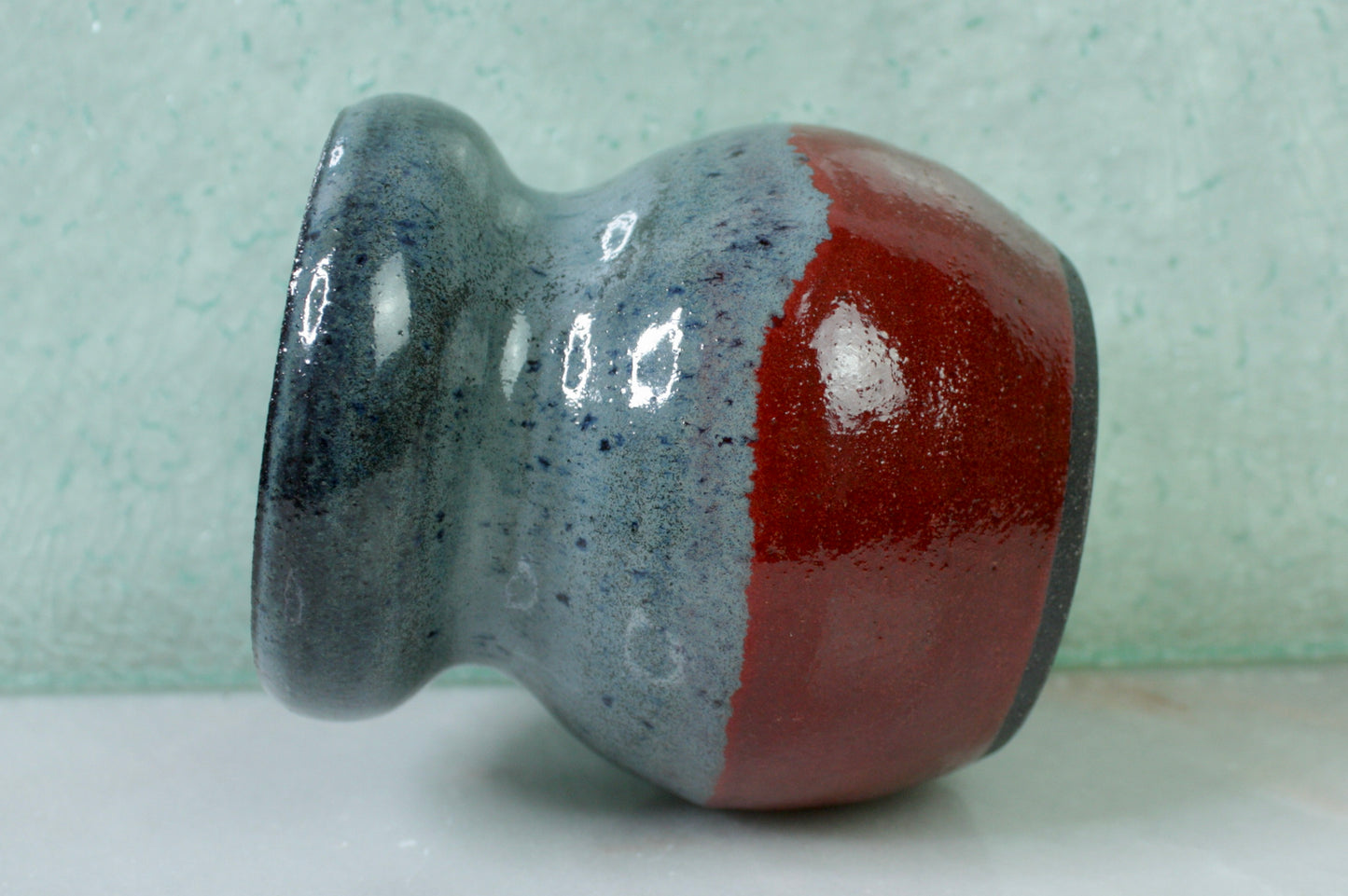Medium Blue/Red Vase