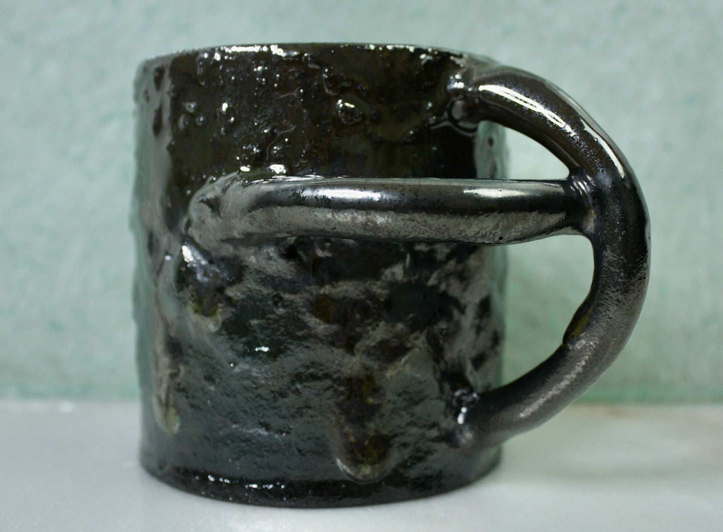 Hematite Rico-Handle Mug