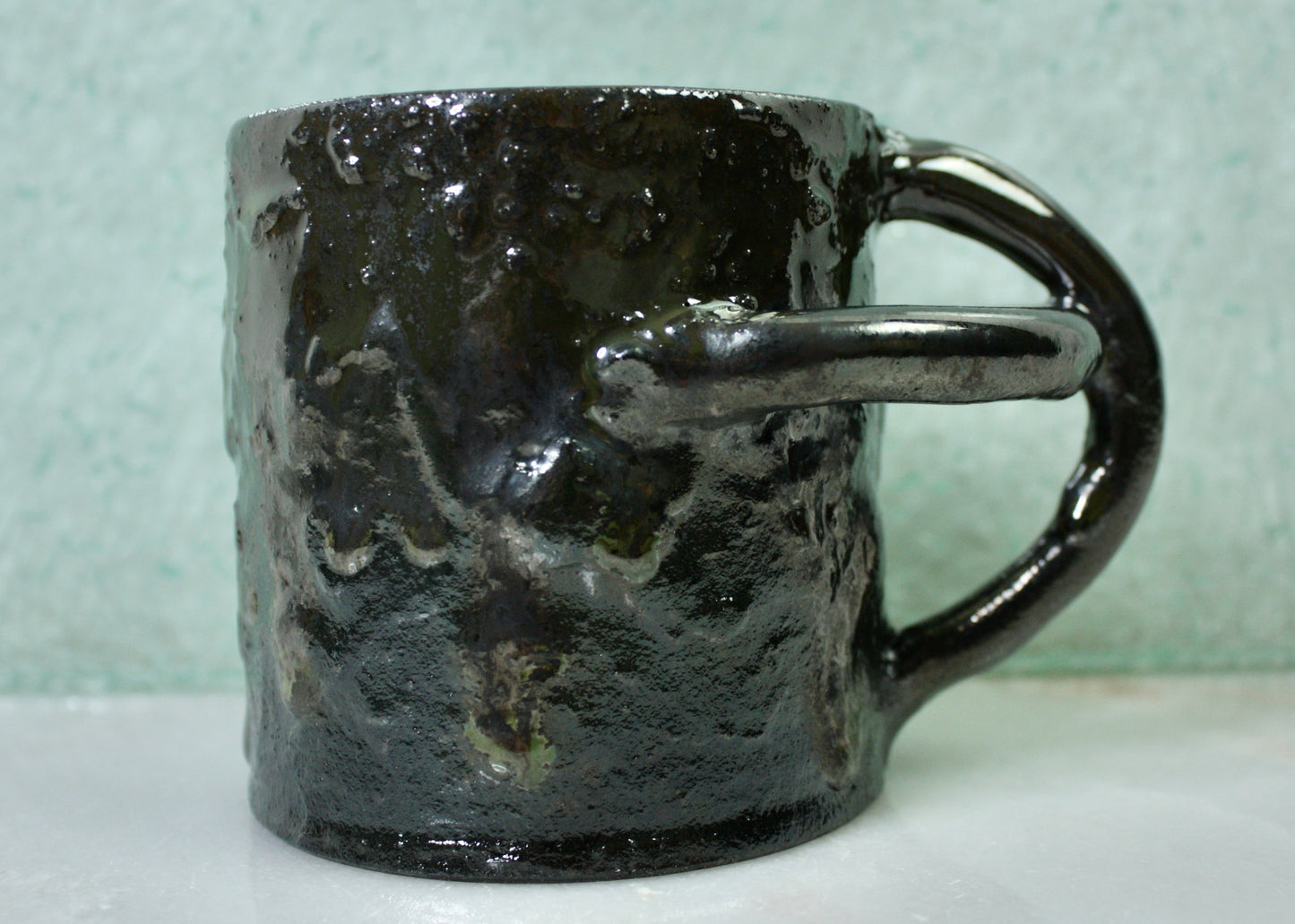 Hematite Rico-Handle Mug
