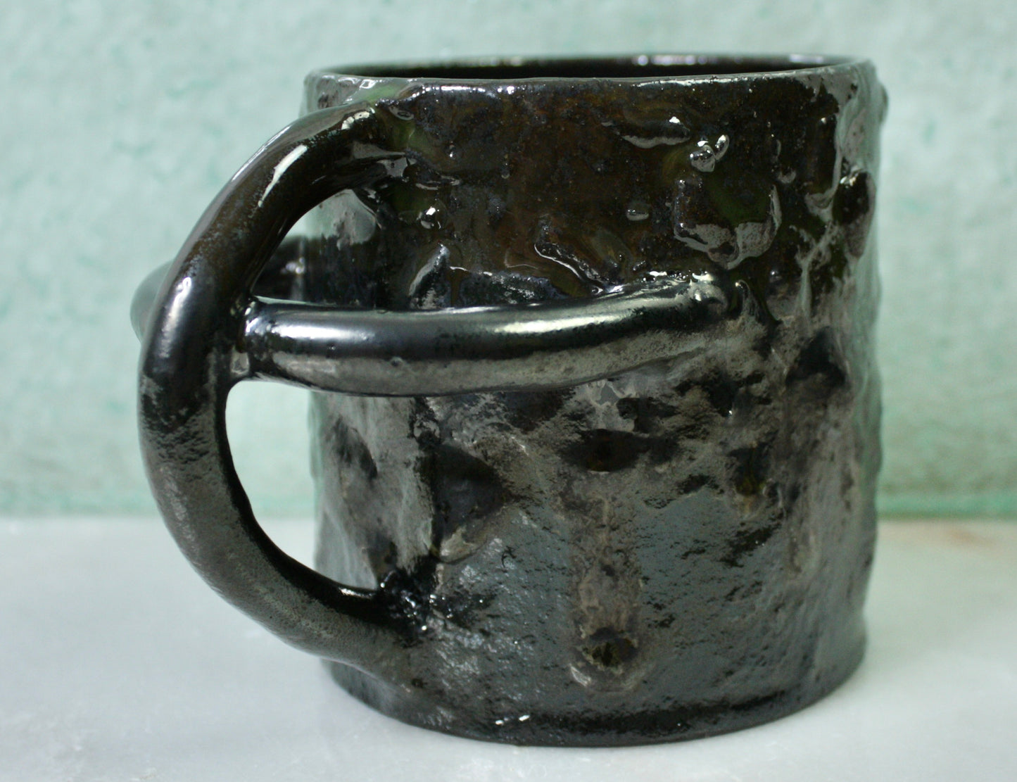 Hematite Rico-Handle Mug