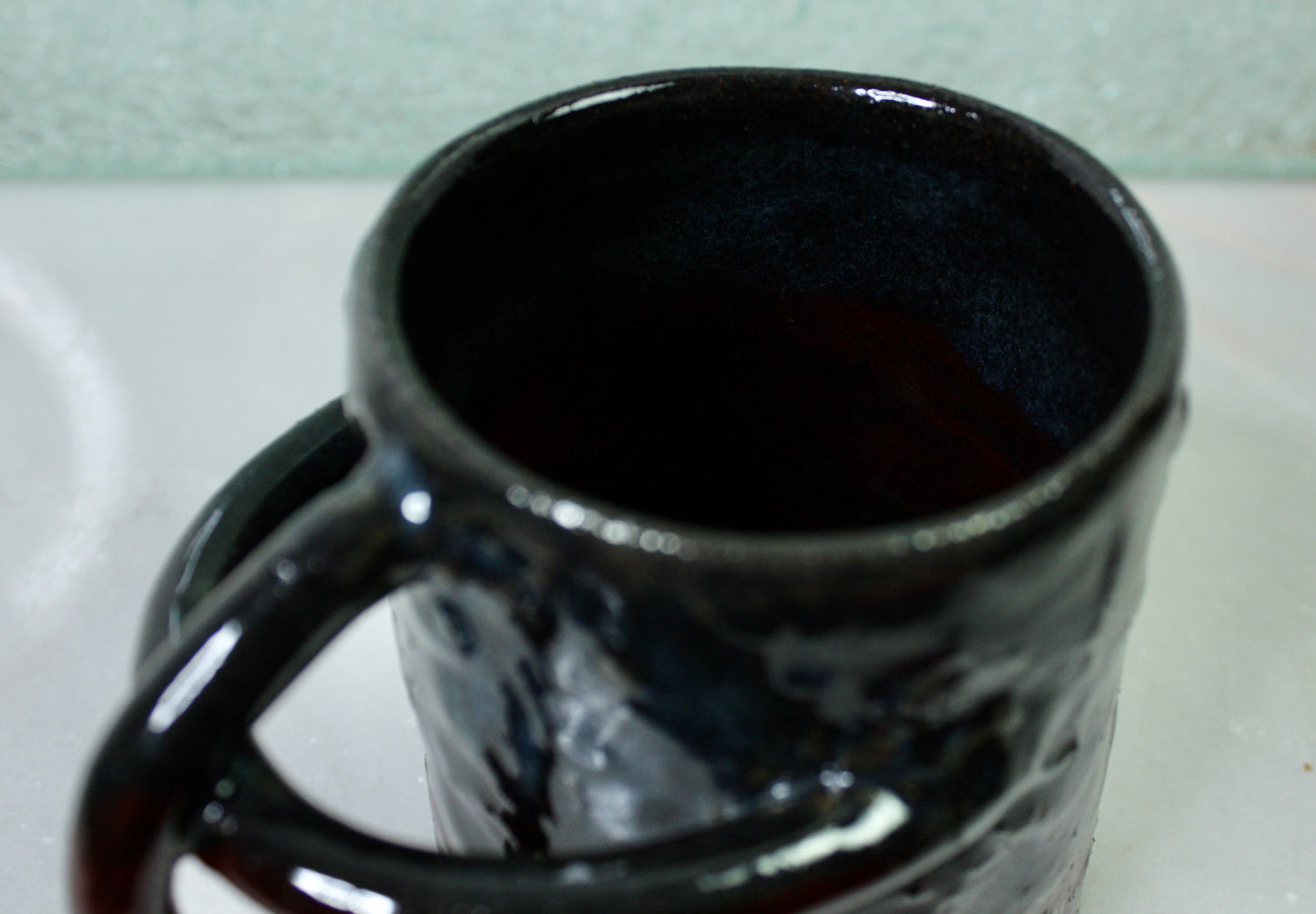 Ruby-Red1 Rico-Handle Mug
