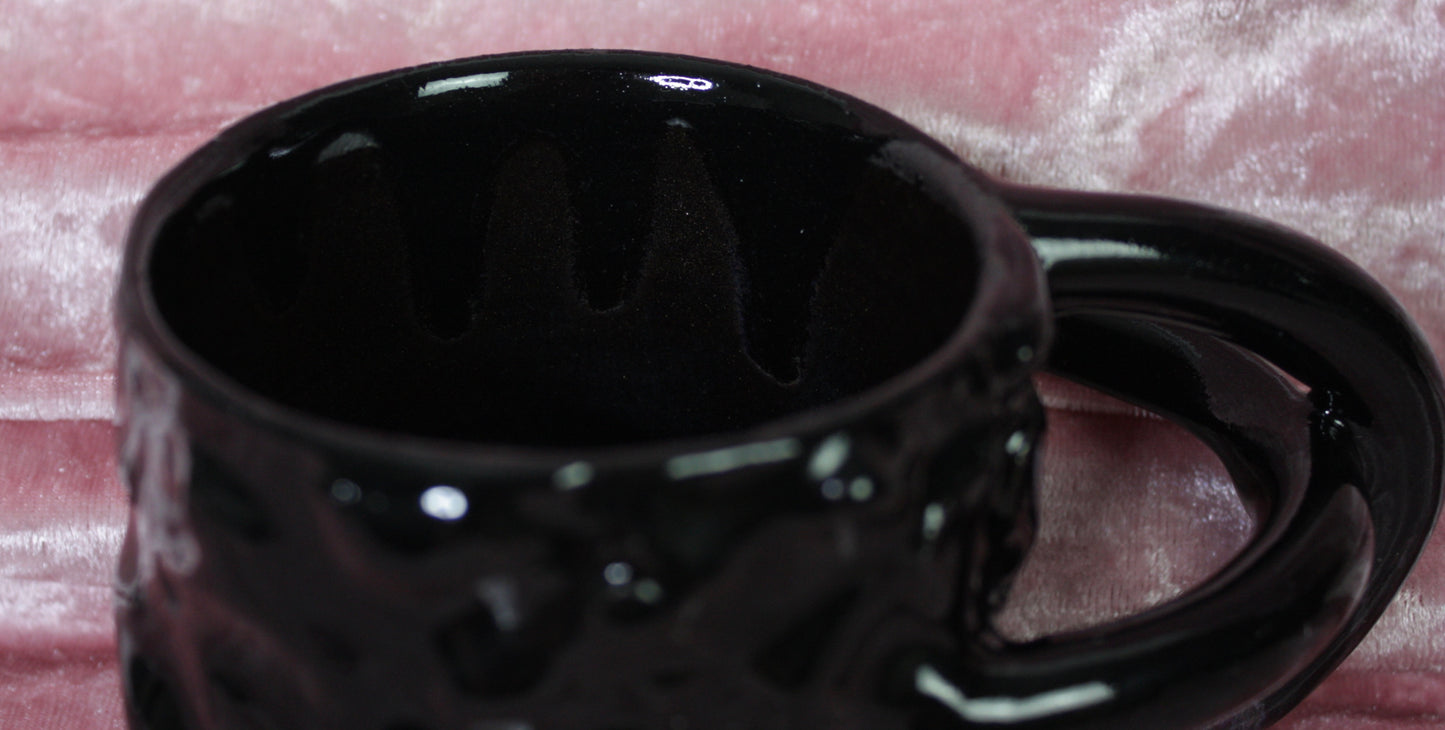 Purple Dark Shorty Rico-Handle Mug