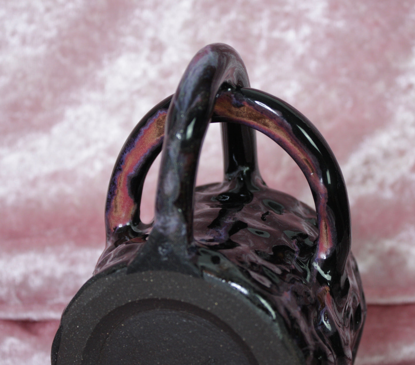 Purple Dark Shorty Rico-Handle Mug