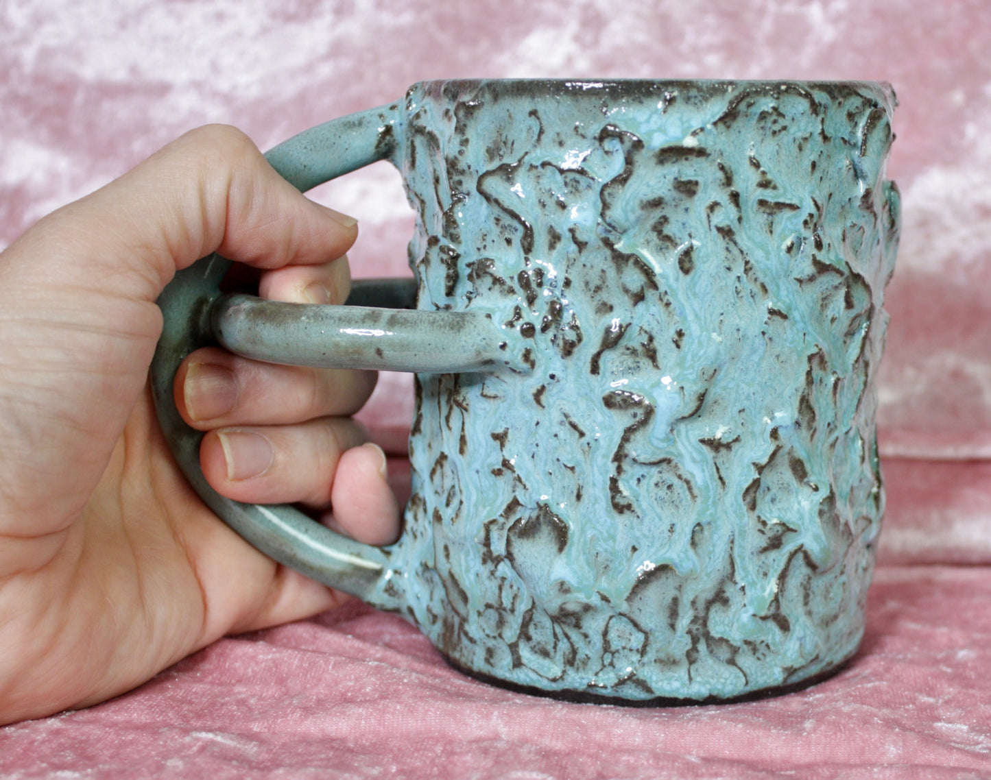 Ancient Blue1 Rico-Handle Mug