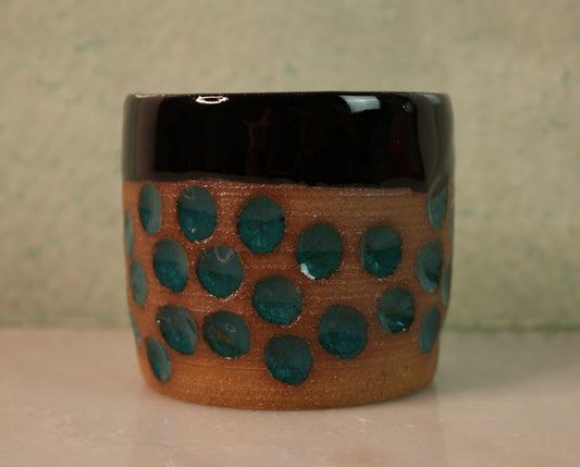 Carved Turquoise Cup