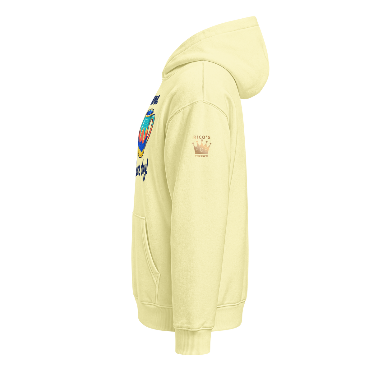 Unisex relaxed mid-weight hooded sweatshirt