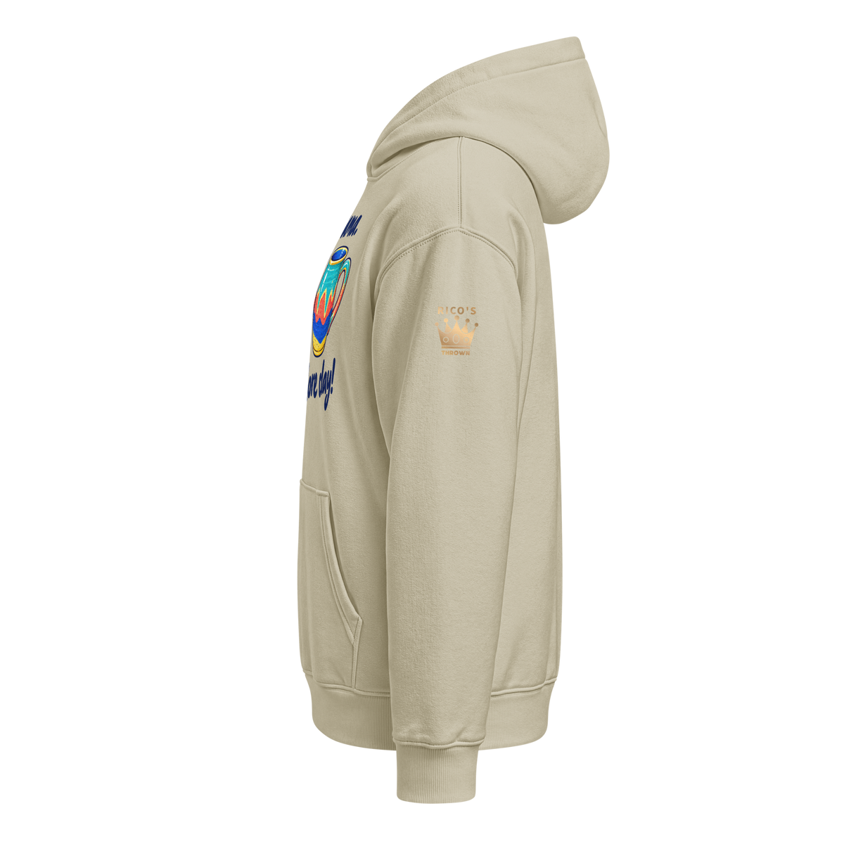 Unisex relaxed mid-weight hooded sweatshirt